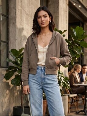 Primark Cropped hoodie jacket